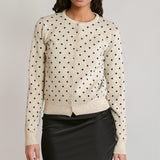 Polkadot Cardigan Sweater (Dex)