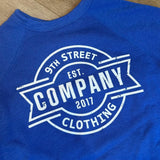 "9th Street Clothing Co." Logo Raglan Sweatshirt