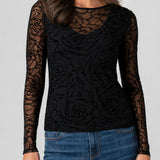 Long Sleeve Layered Knit Top (Liverpool)
