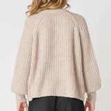 Crewneck Textured Cardigan (Dex)