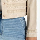 Trucker Jacket w/ Fray & Lace (Liverpool)