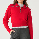 Half Zip Textured Sweater (Dex)