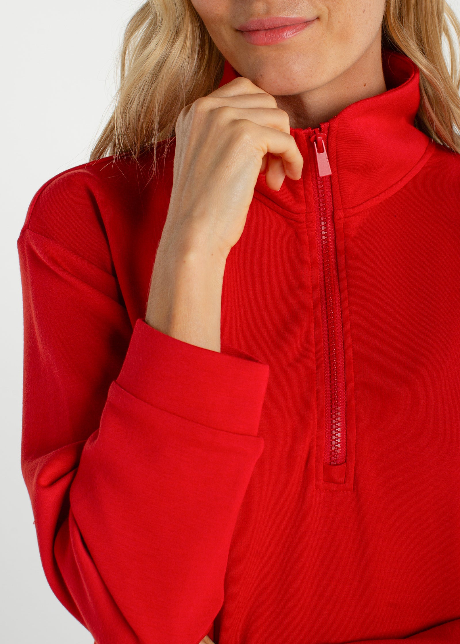 Half Zip Popover w/ Collar (Liverpool)
