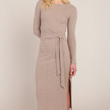 Knot Waist Long Dress (Room 34 by Dex)