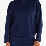 Half Zip Popover w/ Collar (Liverpool)