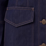 Lantern Sleeve Denim Jacket (Liverpool)
