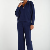 Half Zip Popover w/ Collar (Liverpool)