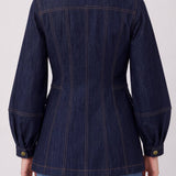 Lantern Sleeve Denim Jacket (Liverpool)