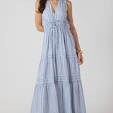 Pleat Detail Smocked Waist Dress (Dex)