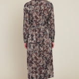 Belted Shirt Dress (Dex Black Tape)