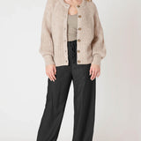 Crewneck Textured Cardigan (Dex)