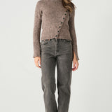 Asymmetric Buttoned Sweater (Dex)