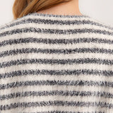 Long Sleeve Boatneck Knit Top (Liverpool)
