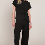 Textured Wide Leg Pant (Room 34 by Dex)