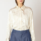 Floral Jacquard Blouse (Dex)