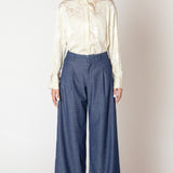 Floral Jacquard Blouse (Dex)