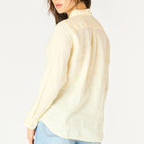 Button Front Long Sleeve Blouse (Dex)