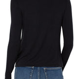 Long Sleeve Mock Neck Knit Top (Liverpool)