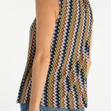 Sleeveless Knit Top w/Keyhole (Liverpool)