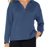 V-Neck Popover w/ Collar (Liverpool)