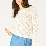 Long Sleeve Crochet Sweater (Dex)