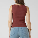 Squarneck Textured Tank (Dex)