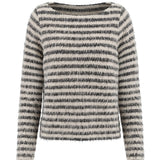 Long Sleeve Boatneck Knit Top (Liverpool)