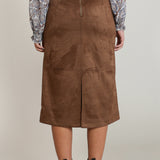 Suede Midi Skirt (Dex)