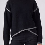Long Sleeve Sweater w/ Tulip Hem (Liverpool)