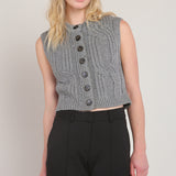 Cable Sweater Vest (Room 34 by Dex)