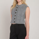 Cable Sweater Vest (Room 34 by Dex)
