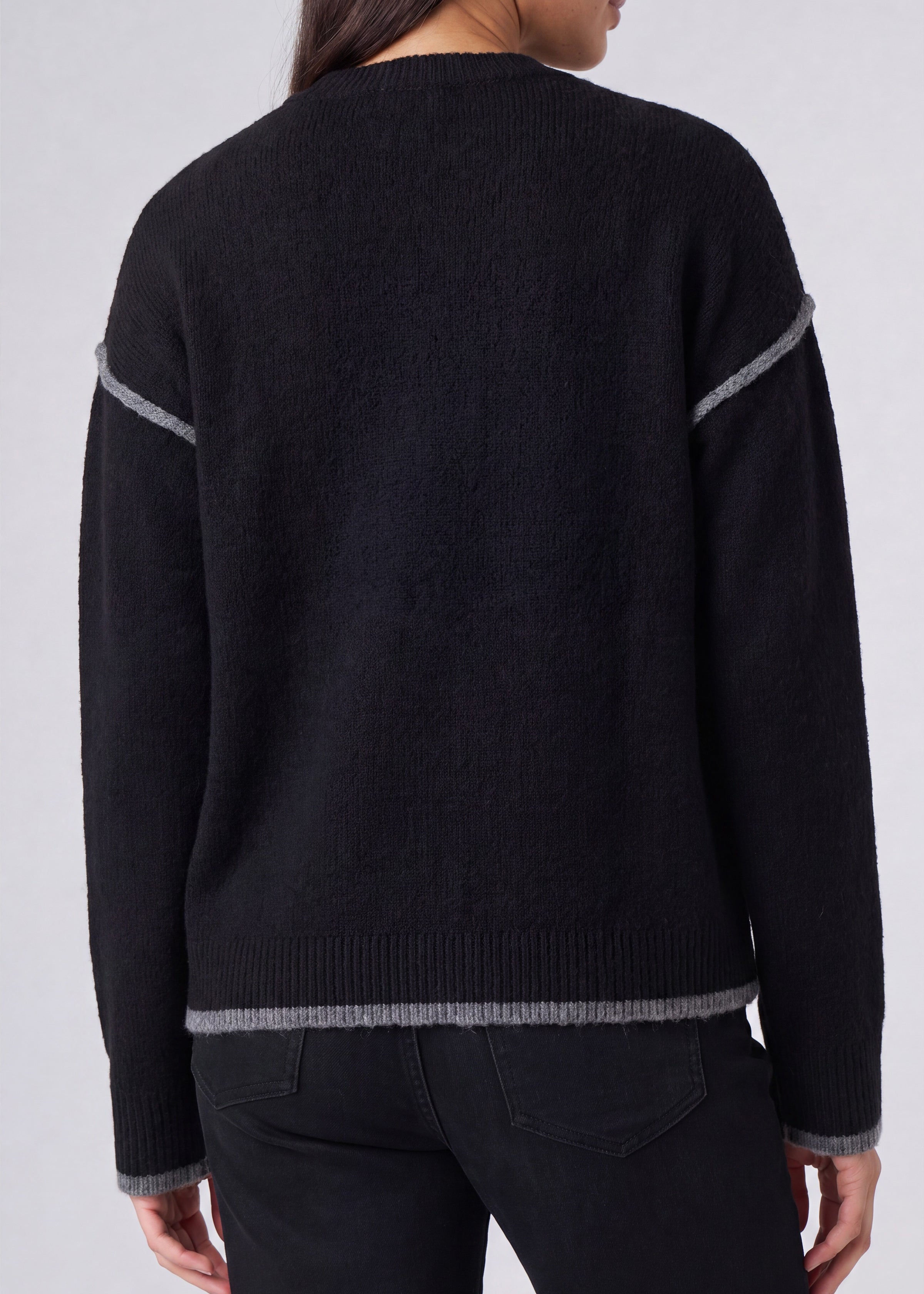 Long Sleeve Sweater w/ Tulip Hem (Liverpool)