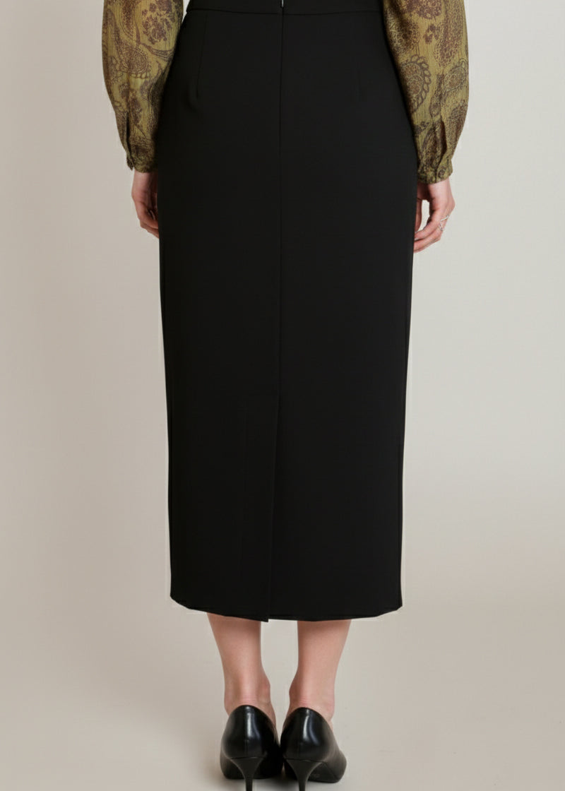 Pencil Slit Midi Skirt (Dex)
