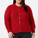 Crewneck Textured Cardigan (Plus) (Dex)