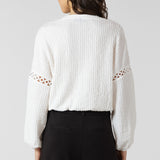 Lace Insert Textured Blouse (Dex)