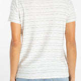 Short Sleeve Crew Neck Knit Tee w/ Rib Trim (Liverpool)