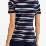 V Neck Knit Tee (Liverpool)