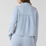 Cropped Knit Overshirt (Dex)