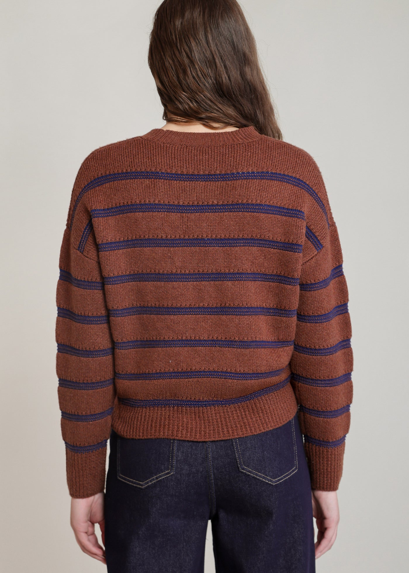 Striped Crewneck Sweater (Dex)