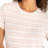 Short Sleeve Crew Neck Knit Tee w/ Rib Trim (Liverpool)