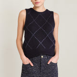 Sequin Sweater Vest (Dex)
