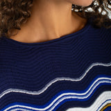 Boat Neck Scallop Hem Sweater (Liverpool)