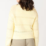 Open Stitch Cropped Cardigan (Dex)