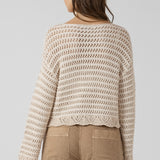 Scalloped Hem Open Stitch Sweater (Dex)