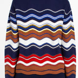 Boat Neck Scallop Hem Sweater (Liverpool)