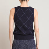 Sequin Sweater Vest (Dex)