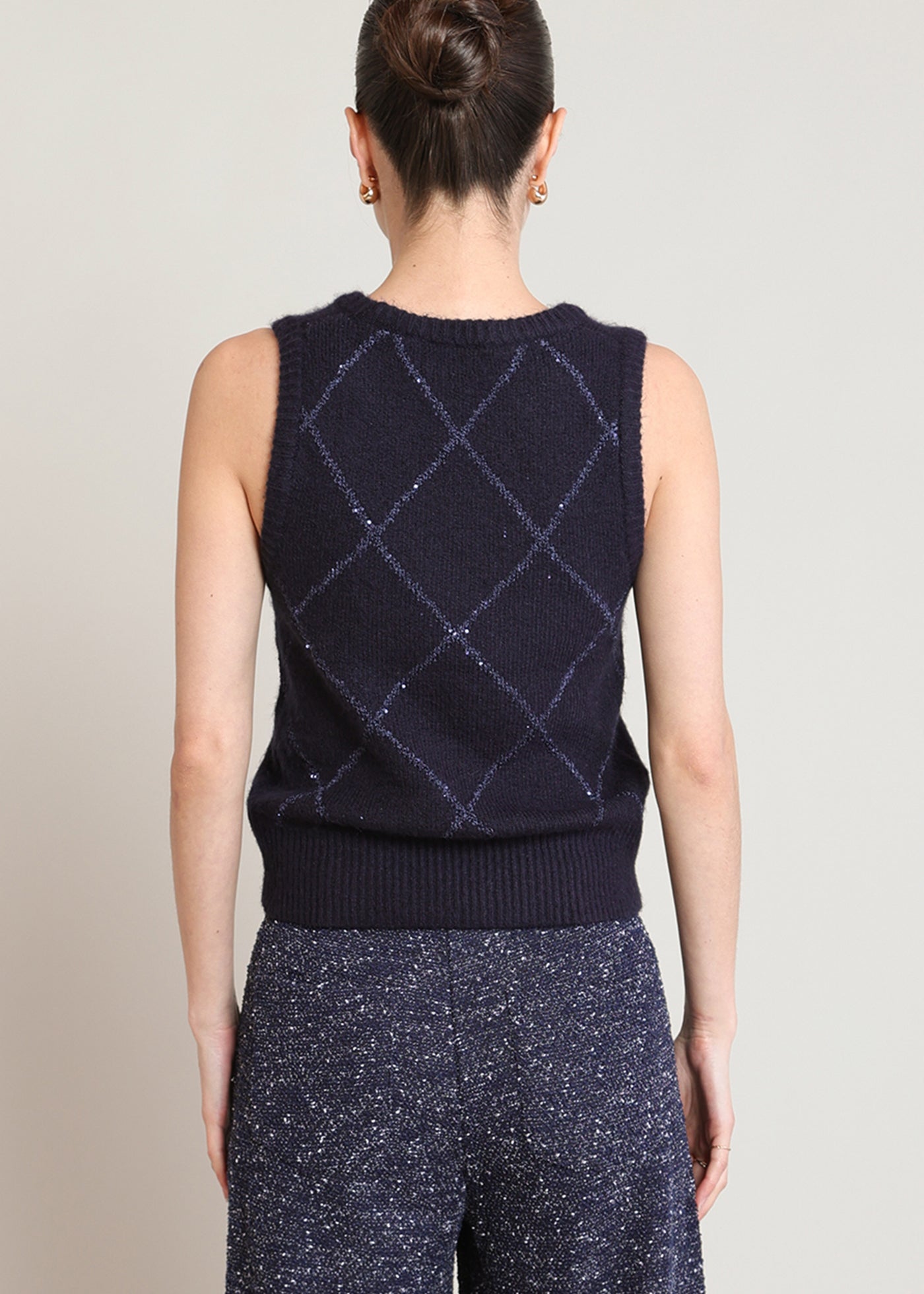 Sequin Sweater Vest (Dex)