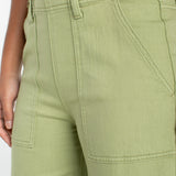 Utility Crop Wide Leg Pant (Liverpool)