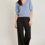 Puffy Sleeve Sweater Top (Dex)