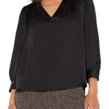 V Neck Pleated Blouse (Liverpool)